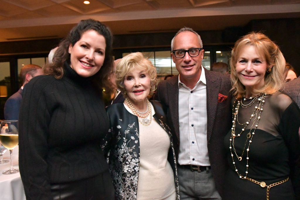 Melissa Sanderfer, Joanne King Herring, Mark Sullivan, Cheryl Byington at the Men of Distinction announcement party at Steak 48  (Photo by Alex Montoya)