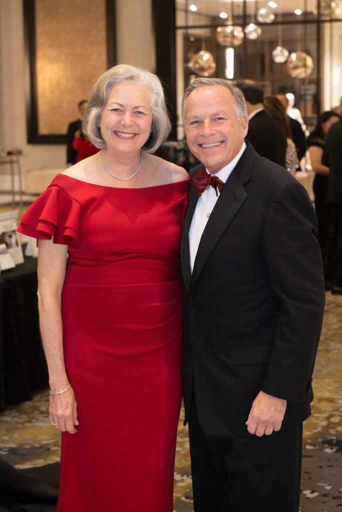 Debbie & Jack Moore at the American Heart Association 'Heart Ball' held at The Post Oak Hotel. (Photo by Wilson Parish)