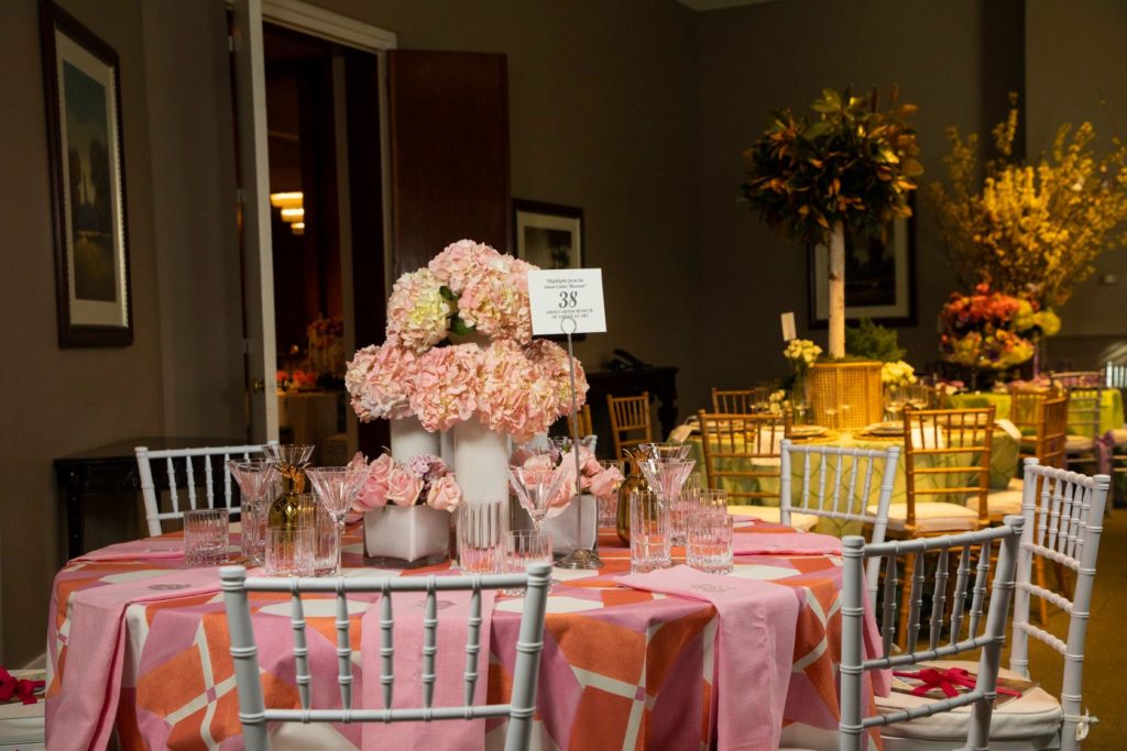 Design – Design Inspirations decks out each table, created by local designers and businesses.