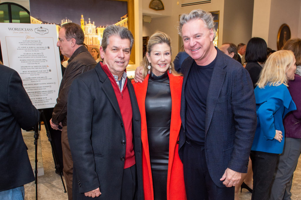 Don & Patti Murphy, Brasserie 19's Charles Clark at the WORLDCLASS cocktail fête at Valobra Master Jewelers. (Photo by Jacob Power)