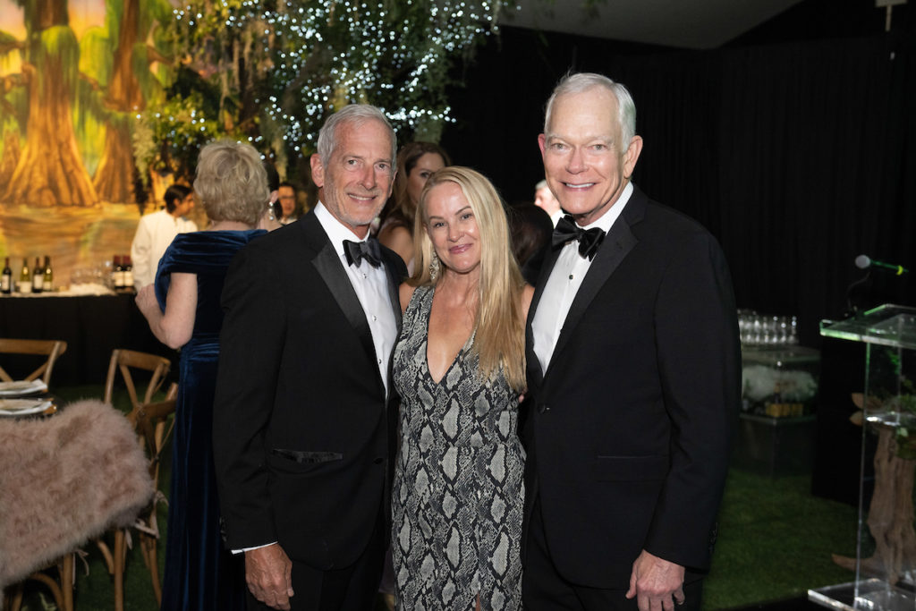 Edward & Deborah Koehler, Jay Jones at the Houston Ballet Ball, held in a state-of-the-art tent at the Margaret Alkek Williams Center for Dance  (Photo by Wilson Parish)