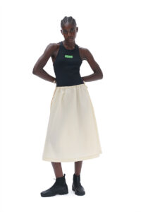 Ganni LIght Tech Drawstring Dress