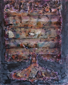 Alice Lok Cahana’s “Tree of Life,” not dated, Is at the Holocaust Museum Houston. (Photo by Wilson Parish)