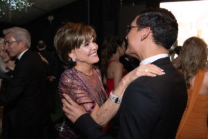 Honoree Hallie Vanderhider chats with Chris Venegas; Photo by Wilson Parish
