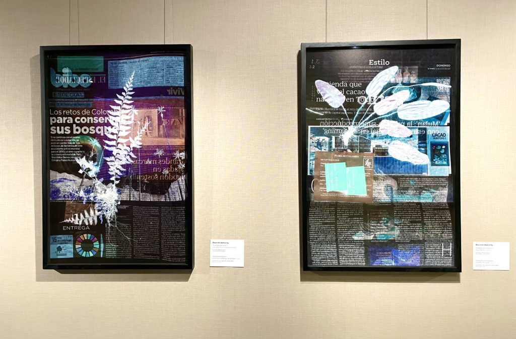 Where art and science meet. Artworks by Dornith Doherty on view at BRIT. (Photo by Courtney Dabney)