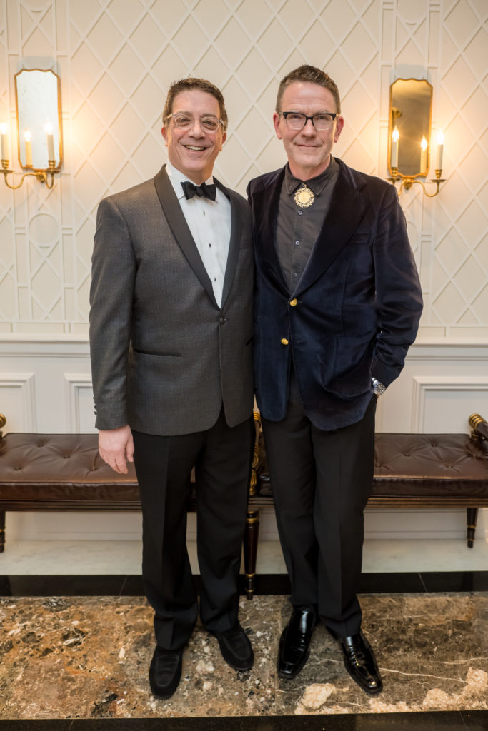 J. Mark Deaton, Brad Telford at the Inprint the Poets & Writers Ball. (Photo by rmphoto.com)