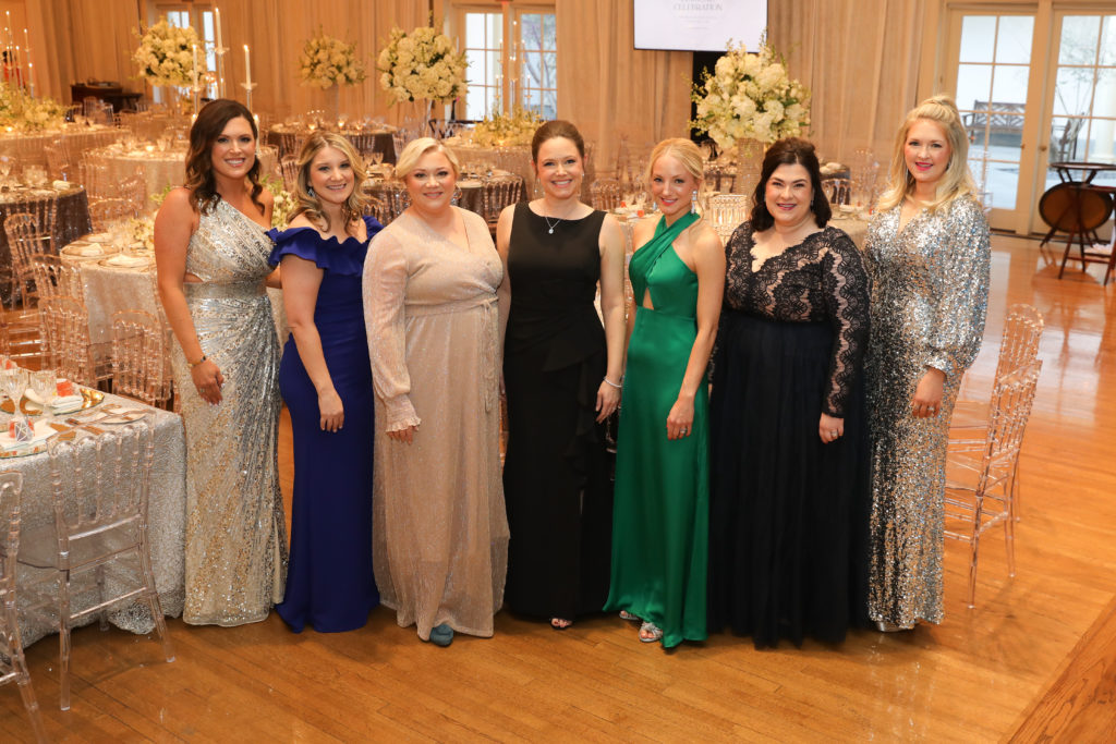The Junior League of Houston Council: Sydney Goss, Courtney Durham, Emily Shushtari, Anne Sears, Tamra Wilkerson, Amanda Hanks Bayles, Megan Anson. (Photo by Priscilla Dickson)