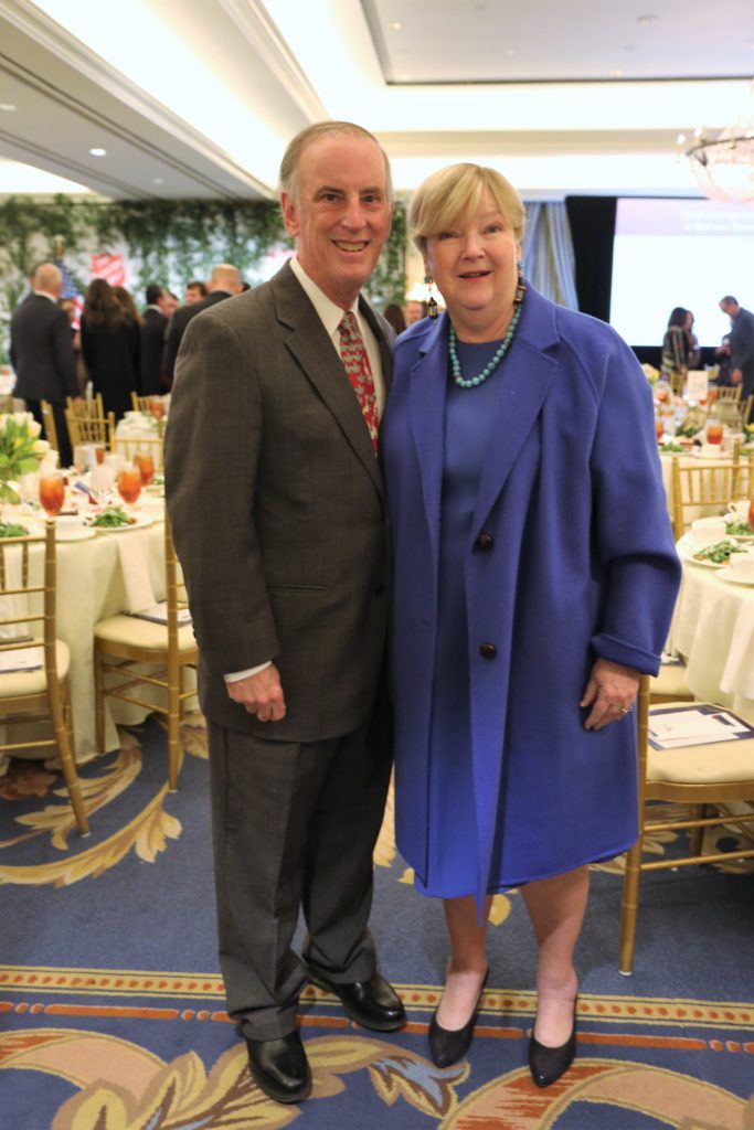 Jack & Leslie Blanton at the Salvation Army annual dinner held at The Houstonian Hotel. (Photo by Phillip Burn)