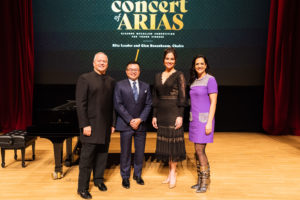 Judge Patrick Summer, Houston Methodist Awards Presenter Dr. Mas Takashima, Guest Judge Isabel Leonard, Judge Khori Dastoor