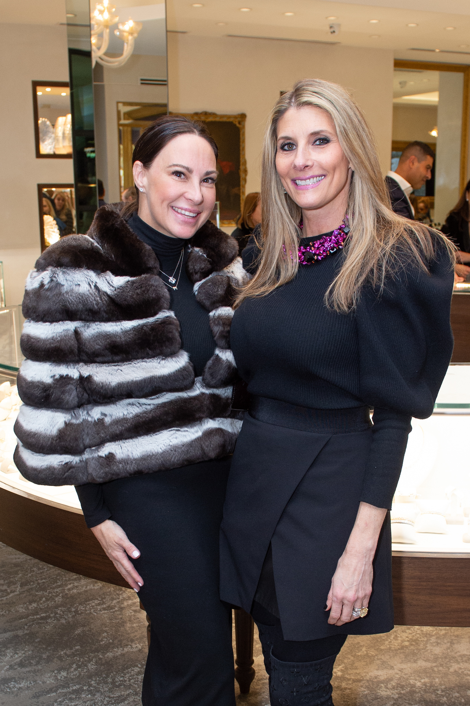 Lezlie Maltz, Gina Bhatia, Valobra master Jewelers (Photo by Jacob Power)
