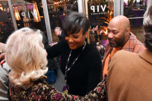 Lynn Wyatt and Bun B and Angela Wells (Photo by Alex Montoya)