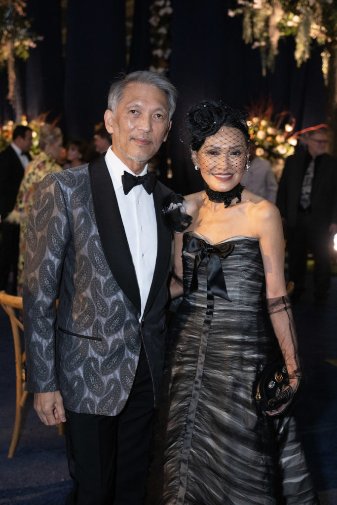 Marc & Duyen Nguyen at the Houston Ballet Ball, held in a state-of-the-art tent at the Margaret Alkek Williams Center for Dance  (Photo by Wilson Parish)
