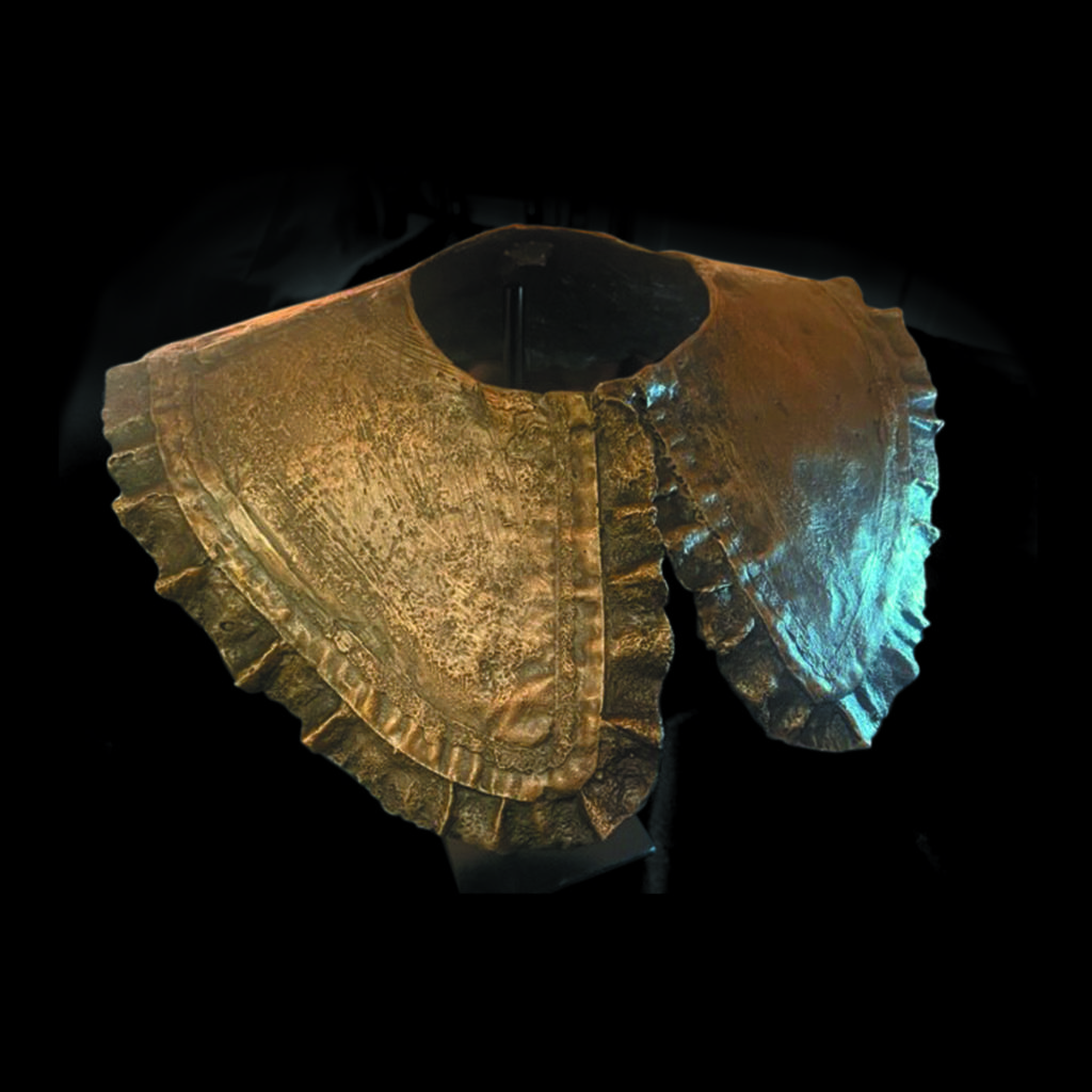 Carolyn Marks Johnson’s "Mayor Annise Parker Collar," 2022 (Photo by Sonya Cuellar)