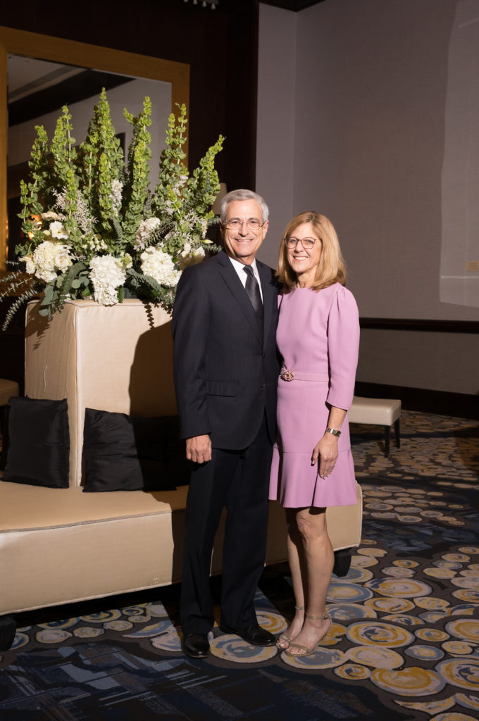 Michael & Judy Feinstein at the Seven Acres gala, held at the Hilton Americas-Houston. (Photo by Daniel Ortiz)