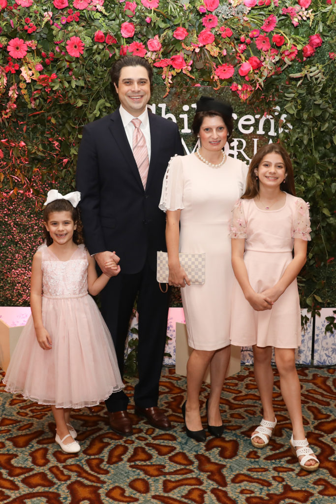 Claire LaPar, Dr. Damien LaPar, Kelly LaPar, Jacqueline LaPar at the Children's Memorial Hermann Hospital 'Mommy & Me High Tea' held at the St. Regis Hotel. (Photo by Priscilla Dickson)