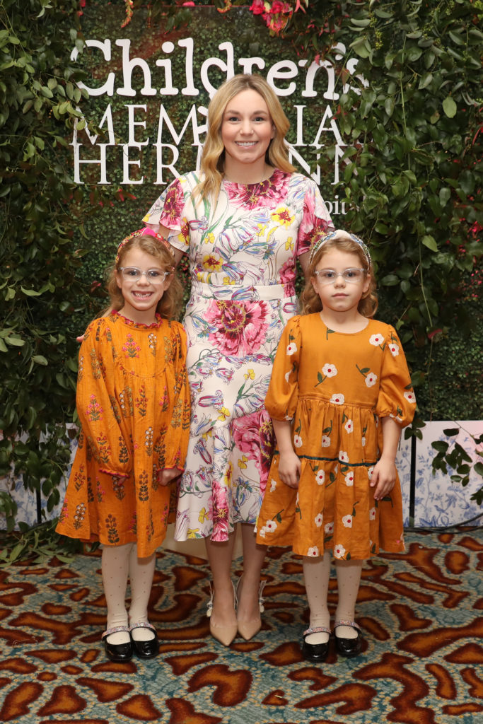 Stacy Johnson with daughters Amelia and Ainsley  at the Children's Memorial Hermann Hospital 'Mommy & Me High Tea' held at the St. Regis Hotel. (Photo by Priscilla Dickson)