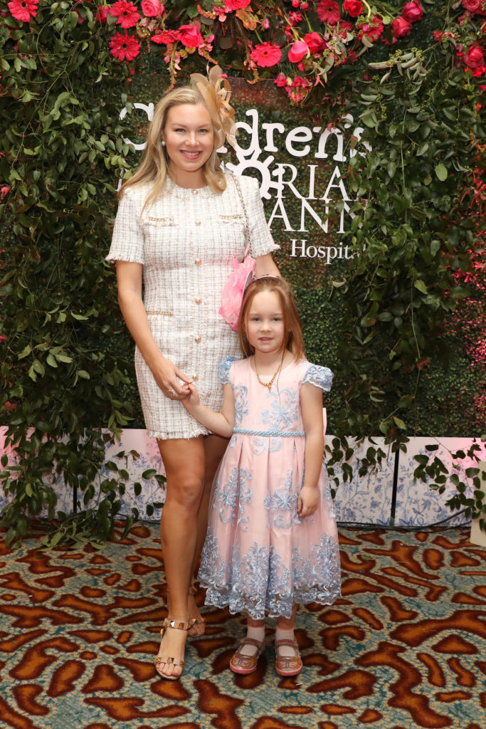 Vivienne White and daughter Audrey at the Children's Memorial Hermann Hospital 'Mommy & Me High Tea' held at the St. Regis Hotel. (Photo by Priscilla Dickson)
