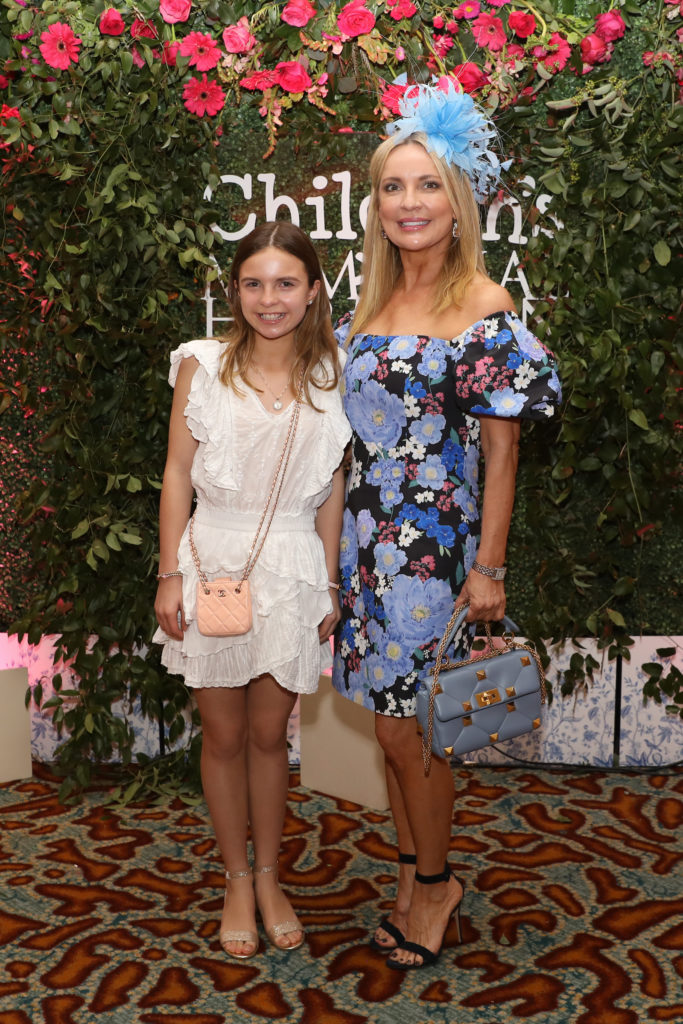 Second time Best Dressed honoree Melissa Juneau and daughter Scarlette Juneau at the 2023 Children's Memorial Hermann tea (Photo by Priscilla Dickson)