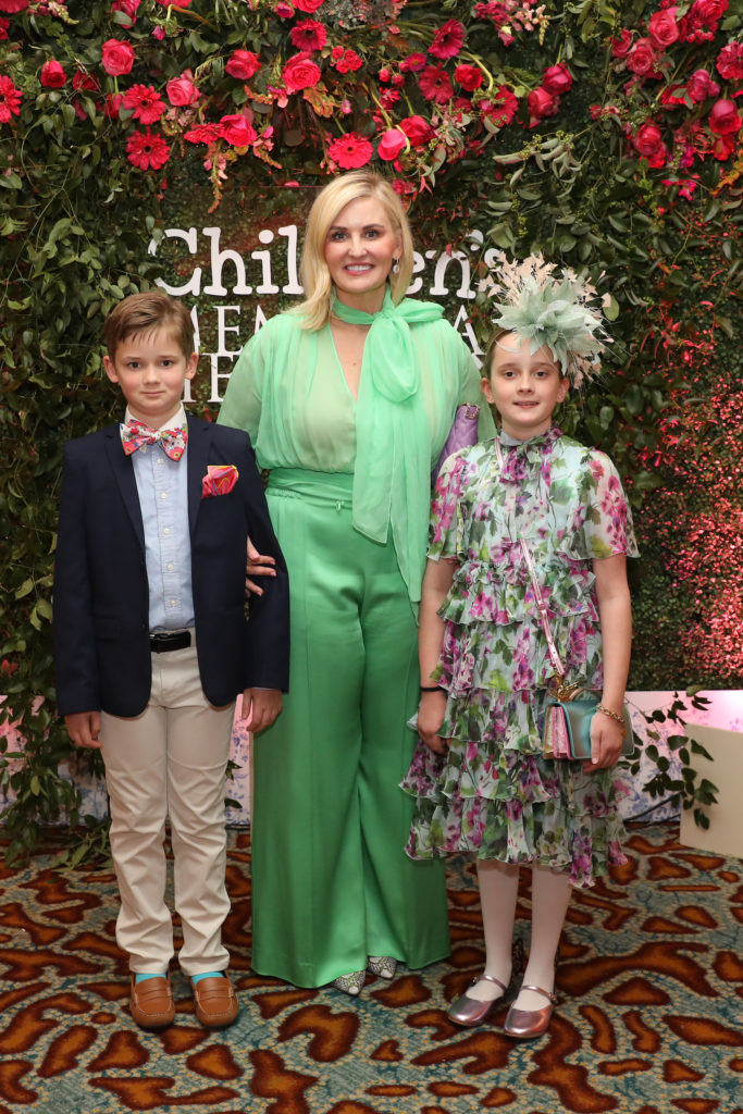 Gibson Allison, Jennifer Allison, Alice Kate Allison at the Children's Memorial Hermann Hospital 'Mommy & Me High Tea' held at the St. Regis Hotel. (Photo by Priscilla Dickson)
