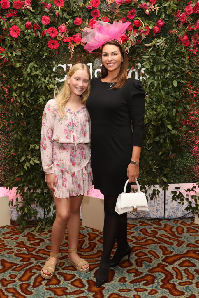 Beth Zdeblick and daughter Kate at the Children's Memorial Hermann Hospital 'Mommy & Me High Tea' held at the St. Regis Hotel. (Photo by Priscilla Dickson)
