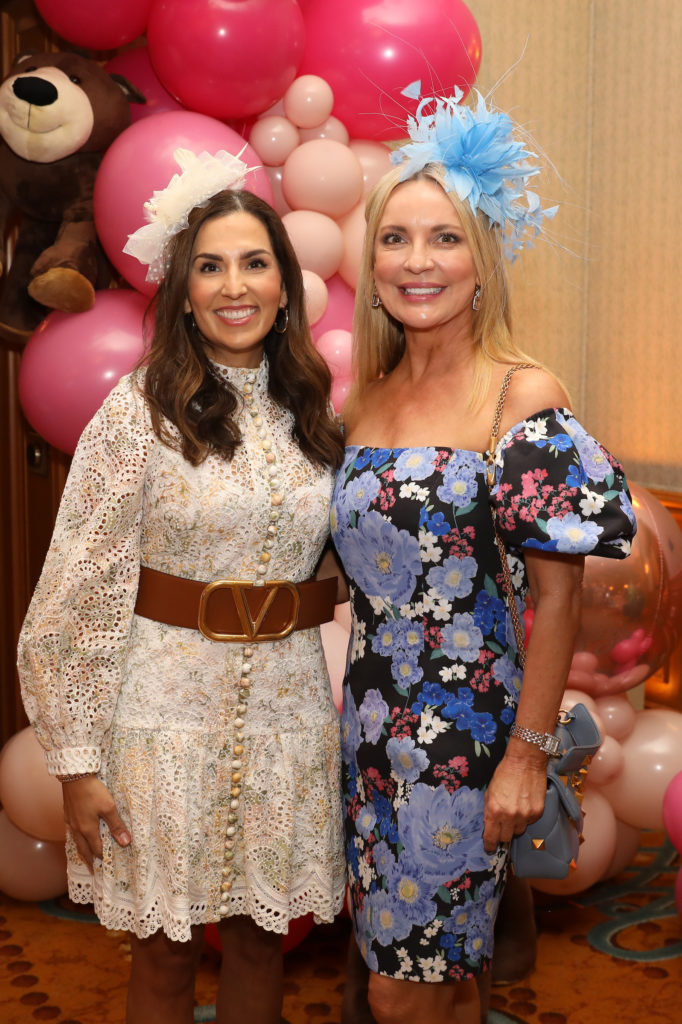Dr. Julie Longoria Chen, Melissa Juneau at the Children's Memorial Hermann Hospital 'Mommy & Me High Tea' held at the St. Regis Hotel.
 (Photo by Priscilla Dickson)