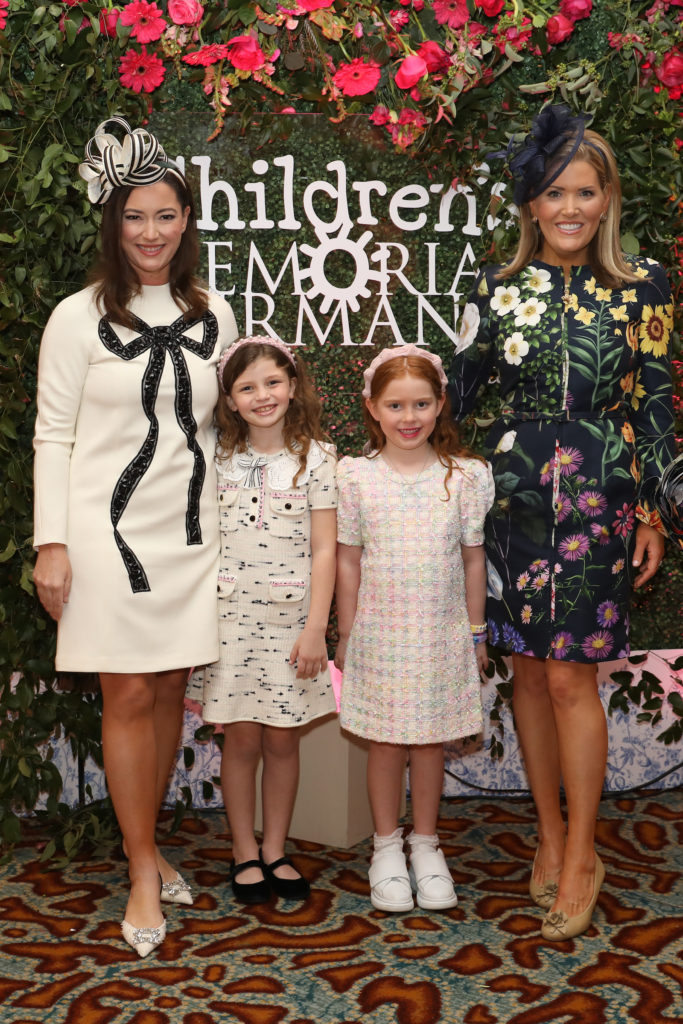 Jayne Johnston, Ella Johnston, Samantha Boffone, Amanda Boffone at the Children's Memorial Hermann Hospital 'Mommy & Me High Tea' held at the St. Regis Hotel. (Photo by Priscilla Dickson)