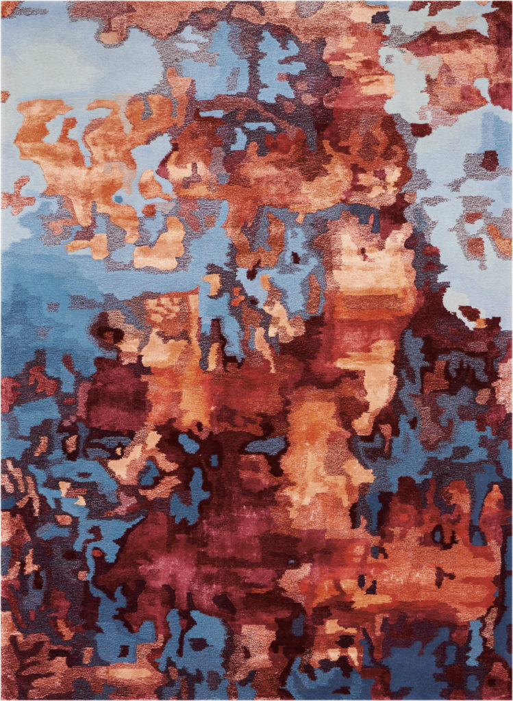 It's not every day you can find the perfect shade of red, but this rug does it all.