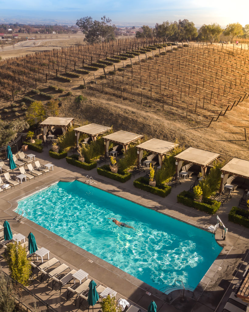 The pool at Allegretto (photo by Steven Ybarra)