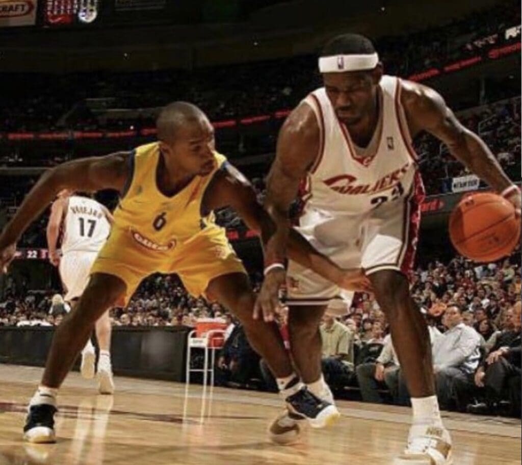 Derrick Sharp played high-level international pro basketball for more than 18 seasons. He even played against LeBron James in a game.