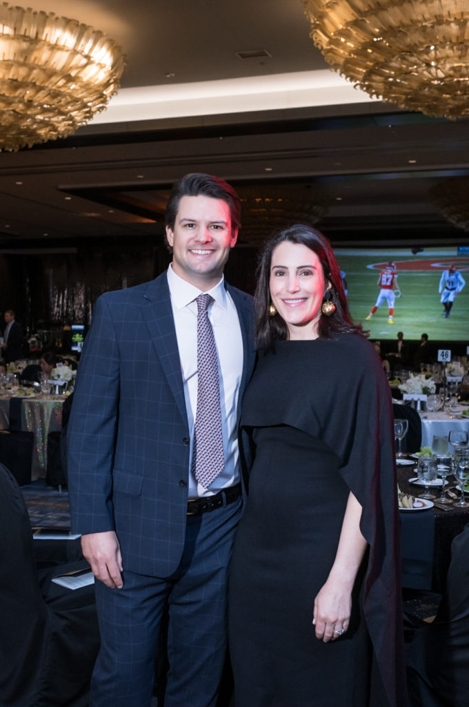Thomas & Allison Coleman at the Seven Acres gala, held at the Hilton Americas-Houston. (Photo by Daniel Ortiz)