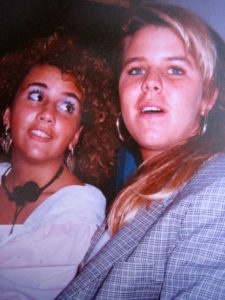 Authors Jeannie Long and Michele Alexander in 1988 (Images provided by Michelle Alexander and Jeannie Long)