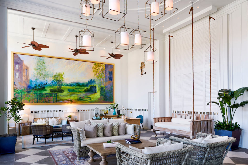 The hotel lobby of The Loutrel. (Photo by Courtesy of The Loutrel) (Photo by Courtesy of The Loutrel)