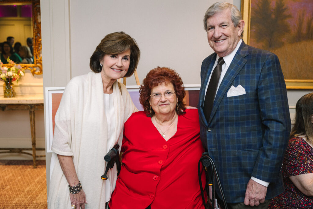 Kathy Childress, Joan Morgenstern, David Childress at Houston Center for Photography's Print Auction & Dinner (Photo by Johnny Than)