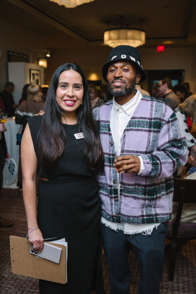Verónica Gaona, Rontaye Butler at Houston Center for Photography's Print Auction & Dinner (Photo by Johnny Than)