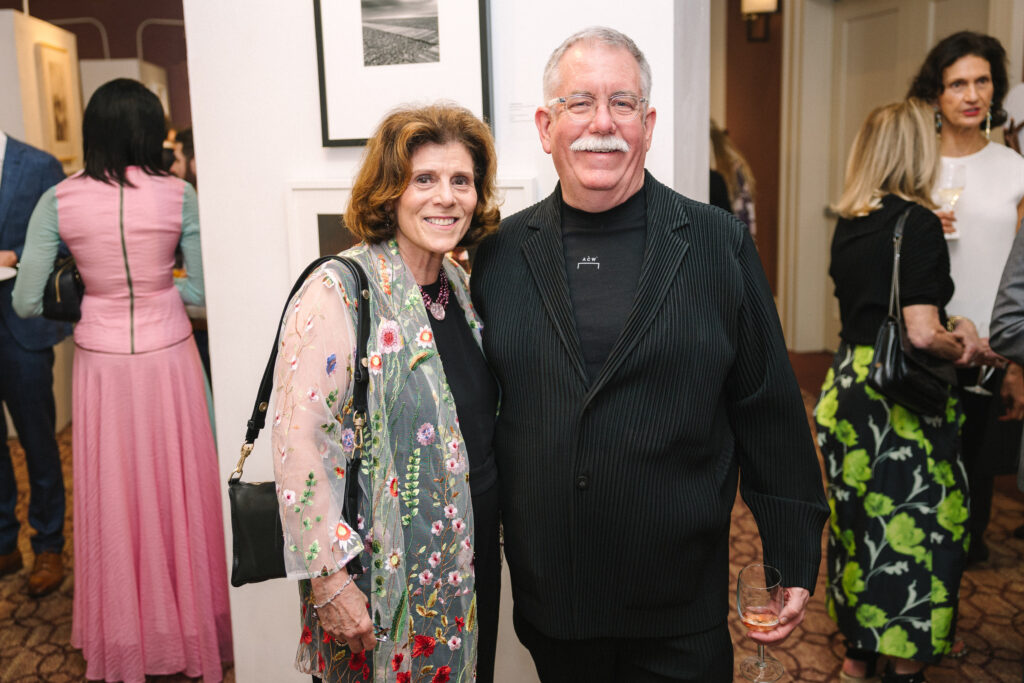Barbara Koslov, Steven Evans at Houston Center for Photography's Print Auction & Dinner  (Photo by Johnny Than)