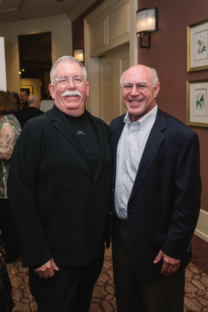 Steven Evans, Geoffrey C. Koslov at Houston Center for Photography's Print Auction & Dinner (Photo by Johnny Than)