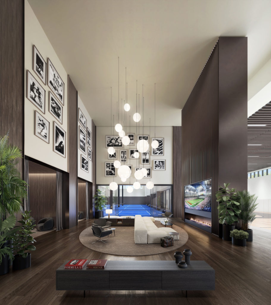 Four Seasons Private Residences Lake Austin's Indoor Sports Club Lounge. (Images by DBOX for Austin Capital Partners)