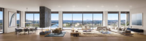 033 Four Seasons Private Residences Lake Austin’s Lakeview East Penthouse Living Area; Imagery by DBOX for Austin Capital Partners