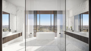 035 Four Seasons Private Residences Lake Austin’s Lakeview East Residence Primary Suite Bathroom (2); Imagery by DBOX for Austin Capital Partners
