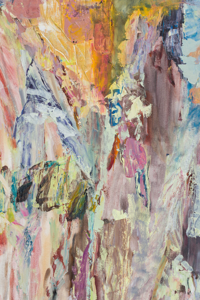 Francesca Mollett's "Spun Step" (detail), 2022, at Grimm Gallery x Micki Meng