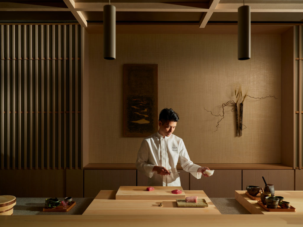 Nama at Aman New York is an inventive concept serving up Japanese cuisine with old world heritage. 