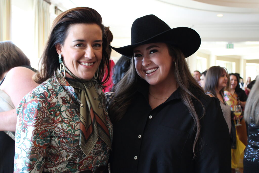 Ashley Pearce, Maddi West at the HLS&R International Committee Ladies' luncheon at River Oaks Country Club. (Photo by courtesy of HLSR)