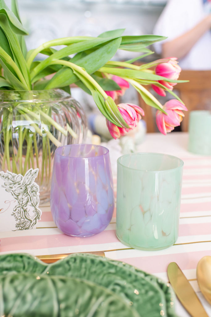 Pastel glasses from Bering's can only mean one thing. Easter is upon us.