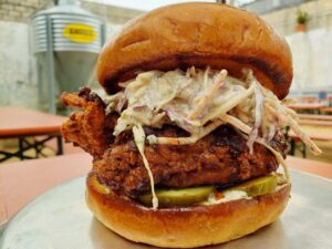 Best Patio – Rodeo Goat amps up its casual burger joint atmosphere in its feedlot themed patio.