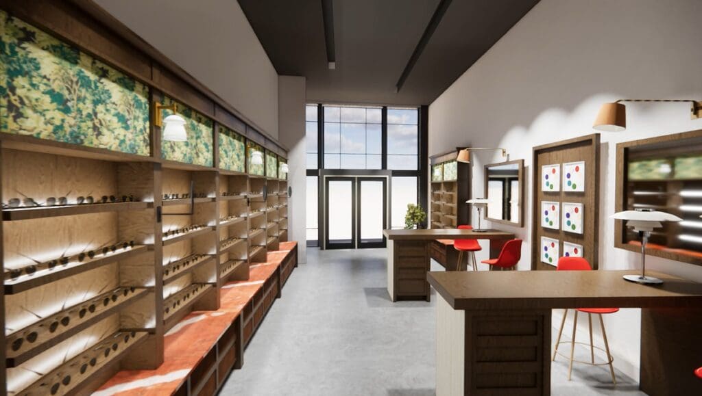 Black Optical's mod new space will open this spring at Clearfork.