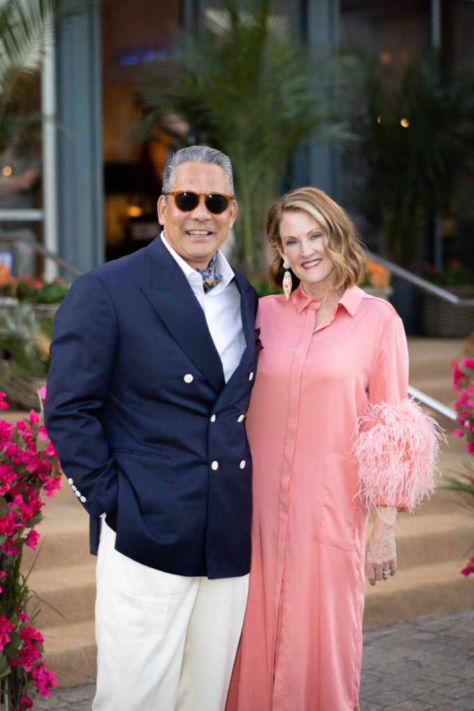 Houston Museum of Natural Science 'Sunset Soirée' gala chairs Frank & Stephanie Tsuru (Photo by Mike Rathke)