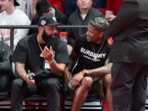 On Senior Night at the Fertitta Center, the University of Houston Cougars men’s basketball team cut down the nets after defeating Wichita State 83-66 behind Marcus Sasser’s 24 points and Jamal Shead’s 25 points