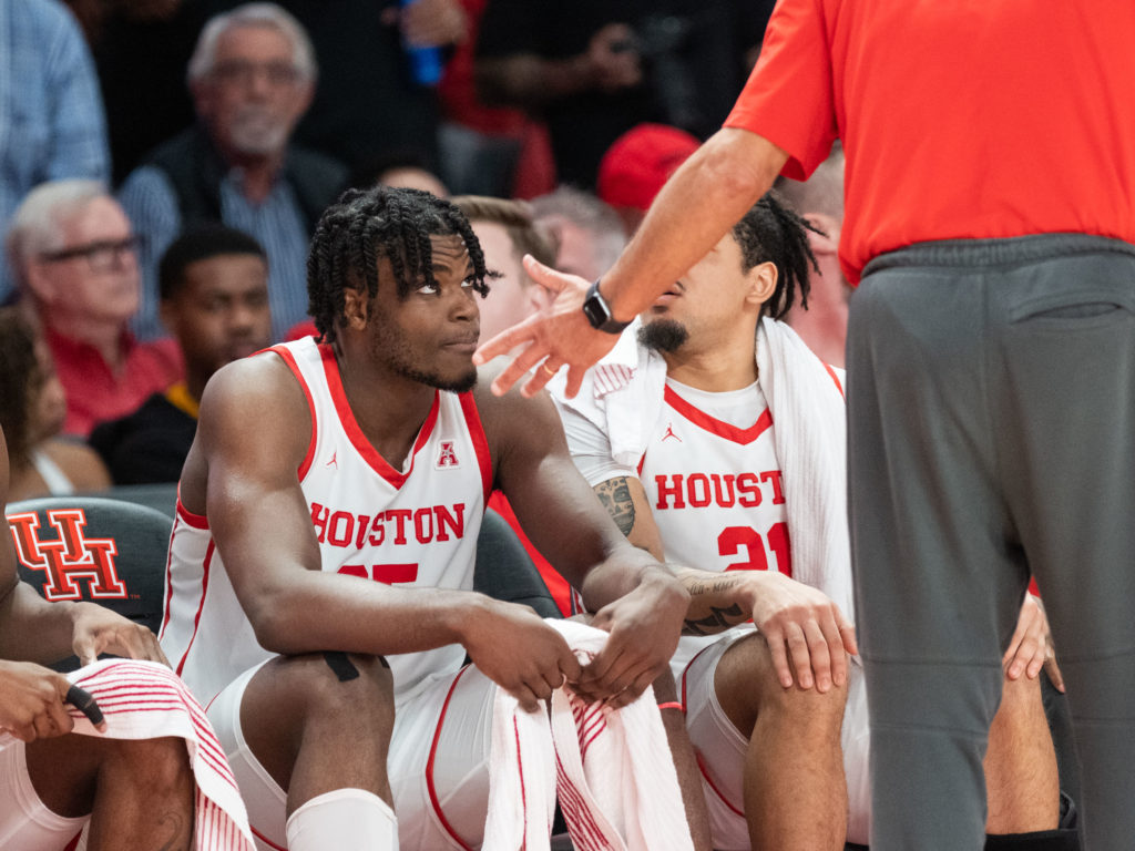 Super freshman Jarace Walker isn't above being coached hard by Kelvin Sampson.  (Photo by F. Carter Smith)