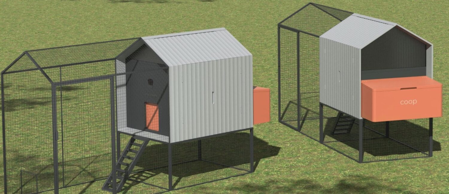 Coop – Behold the coop of the future with automation, ventilation, and a lock box to protect your eggs