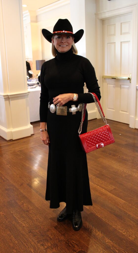 Courtney Adame at the HLS&R International Committee Ladies' luncheon at River Oaks Country Club. (Photo by courtesy of HLSR)